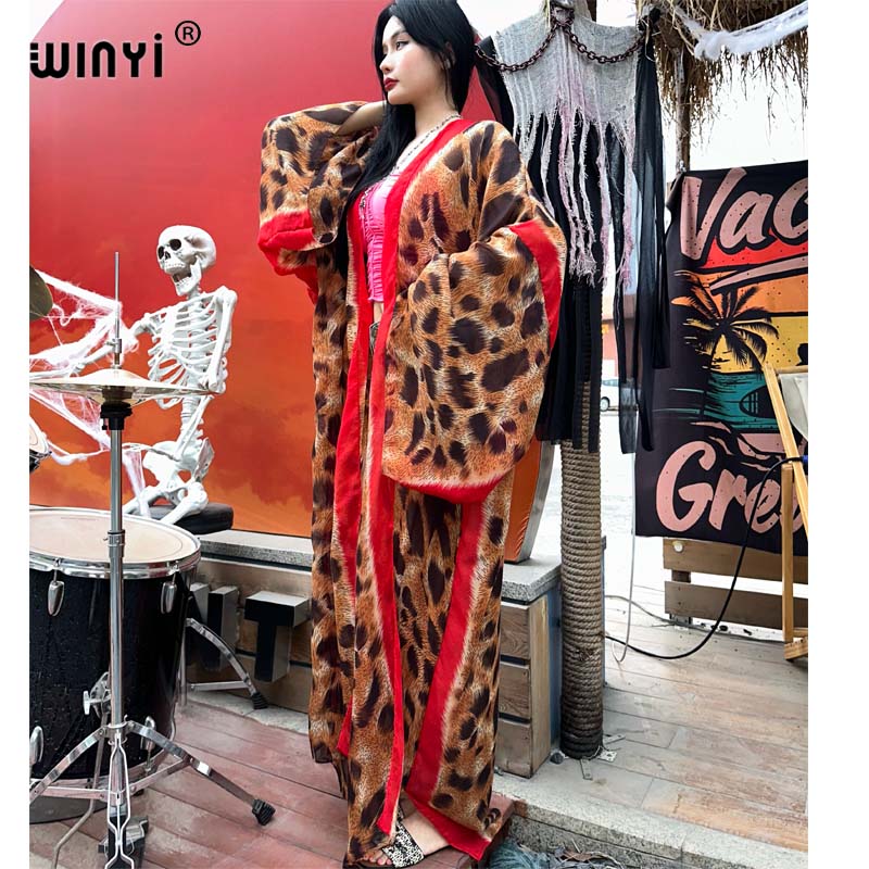 Young Women'S Formal Wear - سترة نسائية مطبوعة من WINYI-Leopard ،