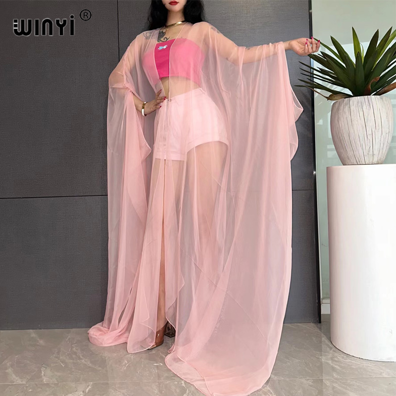 Young Women'S Formal Wear - فستان WINYI الشاطئي المثير للنساء، كيمونو