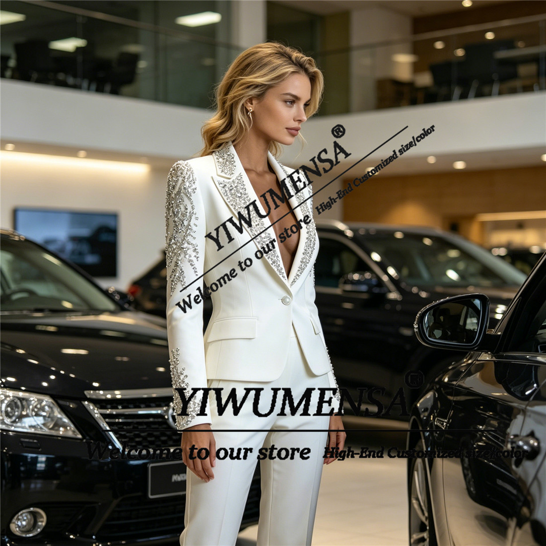 بدلات نسائية فاخرة من قطعتين م - مراجعة Formal Wear Women Us وسعره