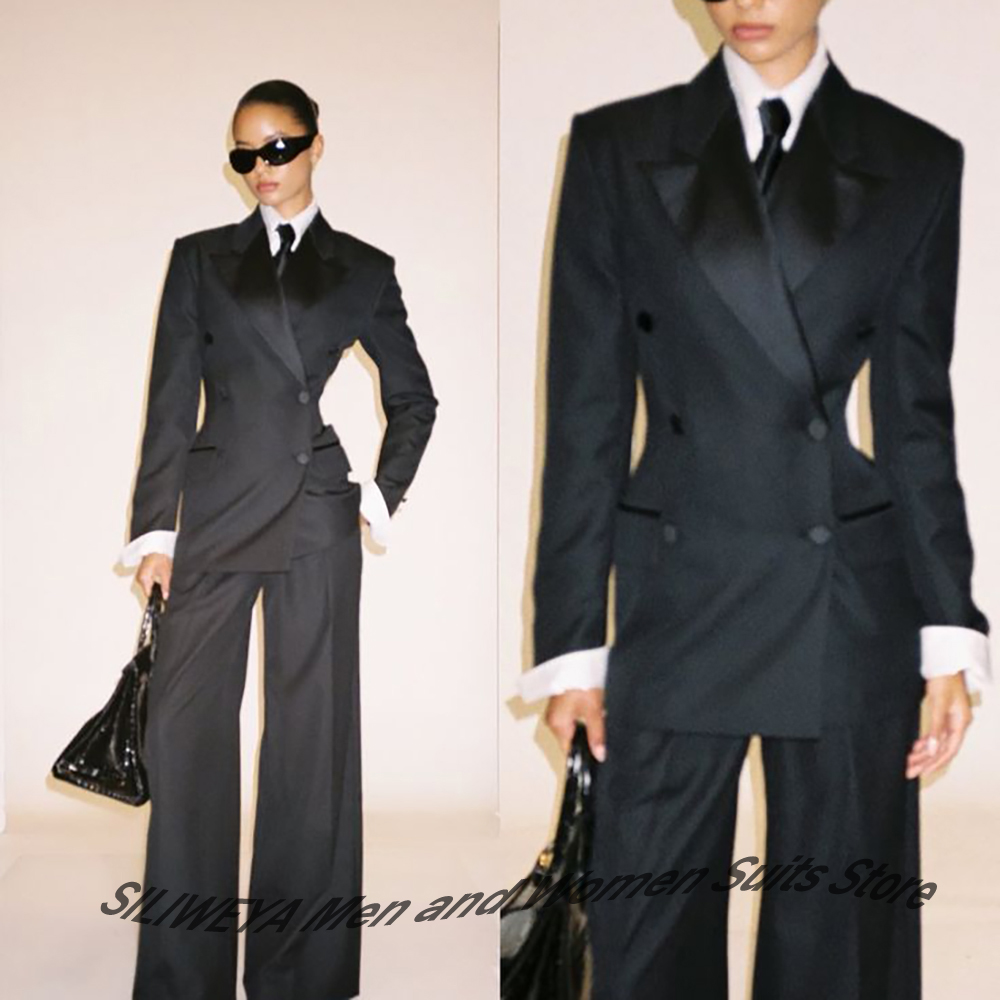 المهنية المرأة السوداء مزدوجة  - مراجعة Women Formal Wear Outfits وسعره