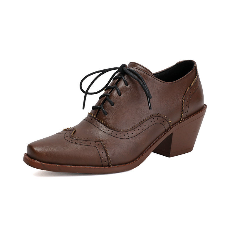 أحذية أكسفورد نسائية ذات مقدمة - مراجعة Pump Heel Block وسعره