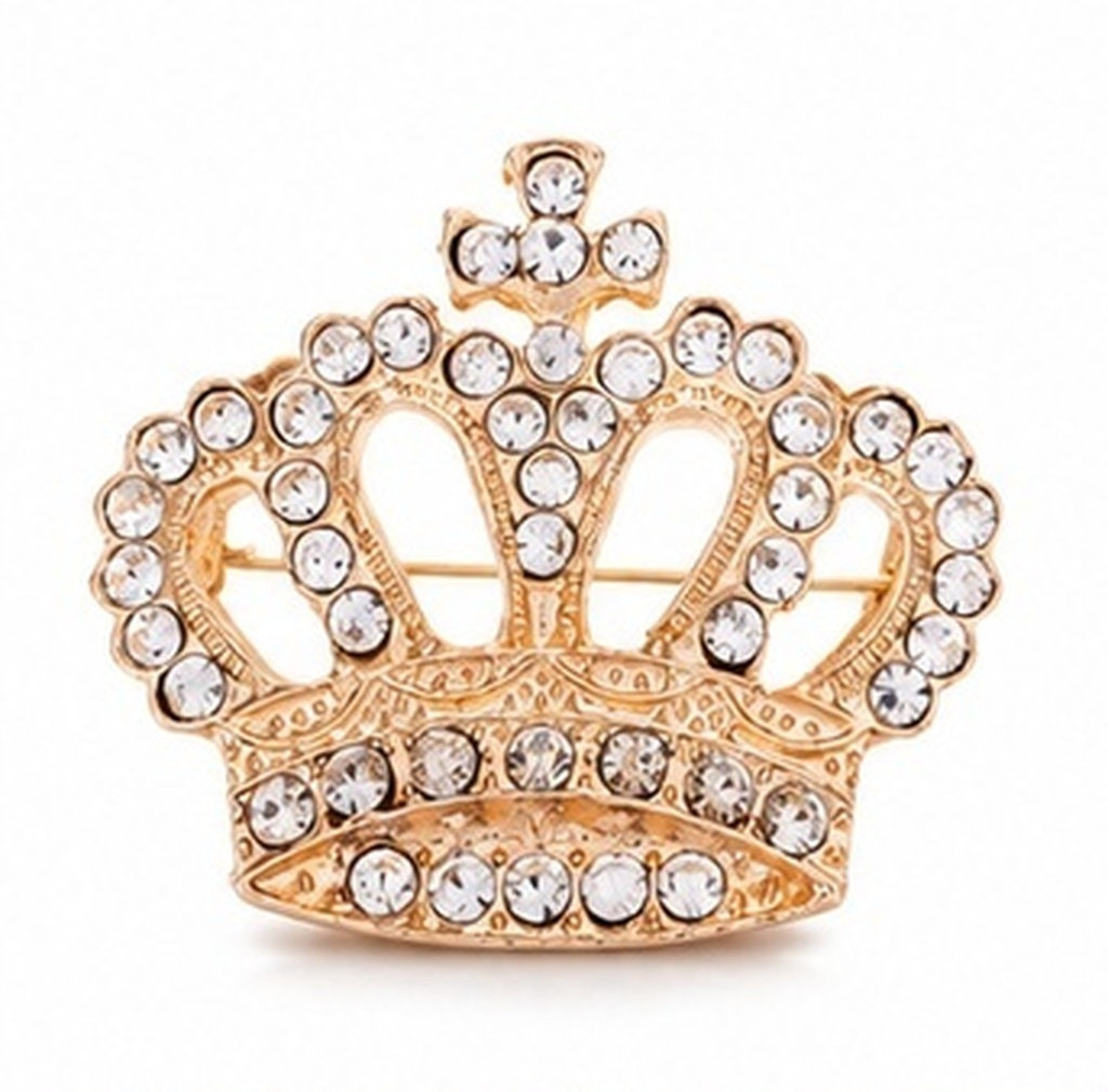 بروش تاج فاخر للنساء مزين بأحج - مراجعة Formal Wear Jewelry For Women وسعره