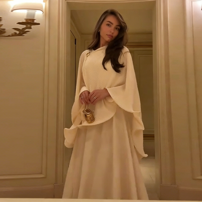 طقم فستان أنيق مع شال رومانسي، - مراجعة Formal Wear Women Us وسعره