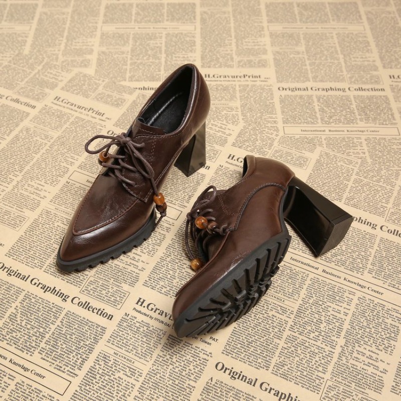 حذاء نسائي فرنسي بكعب عريض وفت - مراجعة Pump Heel Block وسعره