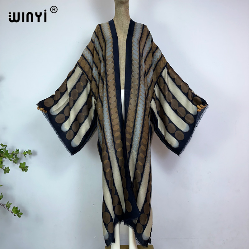 فستان كيمونو WINYI صيفي بطبعة  - مراجعة Young Women'S Formal Wear وسعره