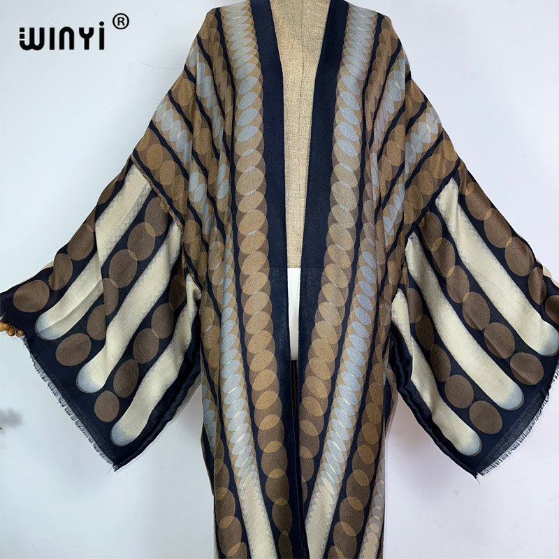 فستان كيمونو WINYI صيفي بطبعة  - مراجعة Young Women'S Formal Wear وسعره