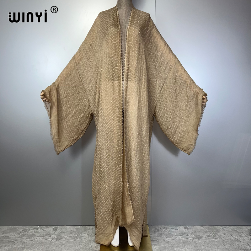 فستان كيمونو بطبعة هندسية من W - مراجعة Young Women'S Formal Wear وسعره