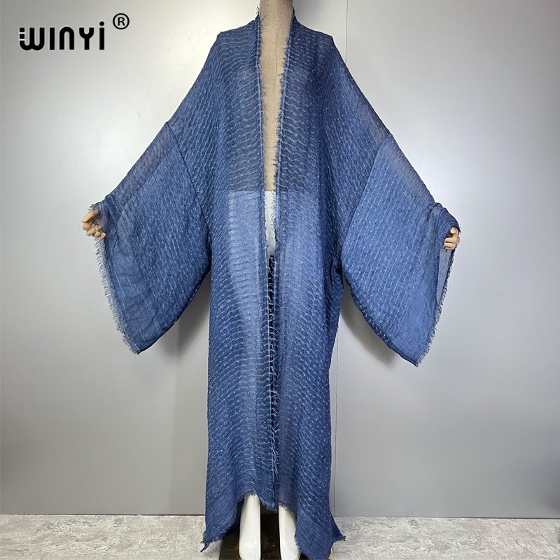 فستان كيمونو بطبعة هندسية من W - مراجعة Young Women'S Formal Wear وسعره