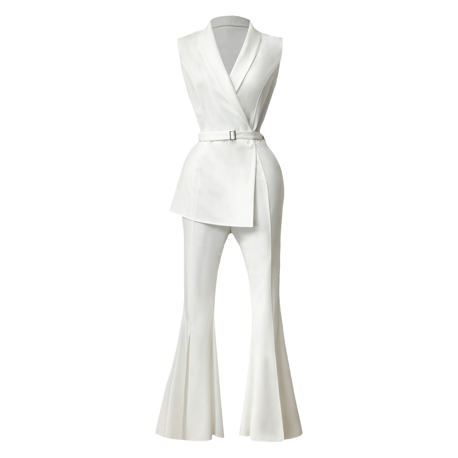بدلة نسائية بدون أكمام مع ياقة - مراجعة Women Formal Wear Shop وسعره