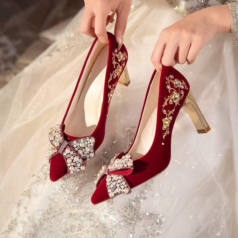 المطرزة كتلة كعب حذا فردي للسي - مراجعة Pump Heel Block وسعره