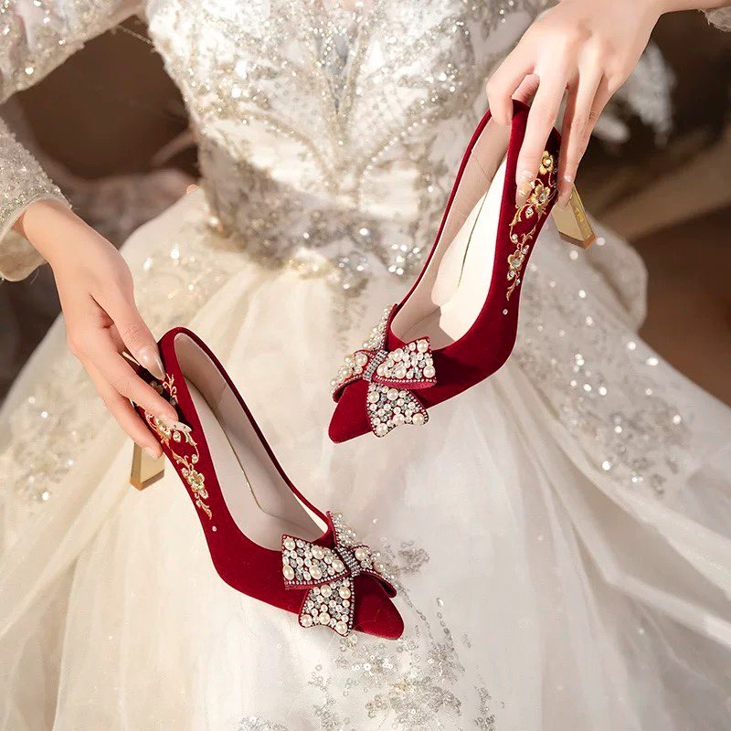 المطرزة كتلة كعب حذا فردي للسي - مراجعة Pump Heel Block وسعره