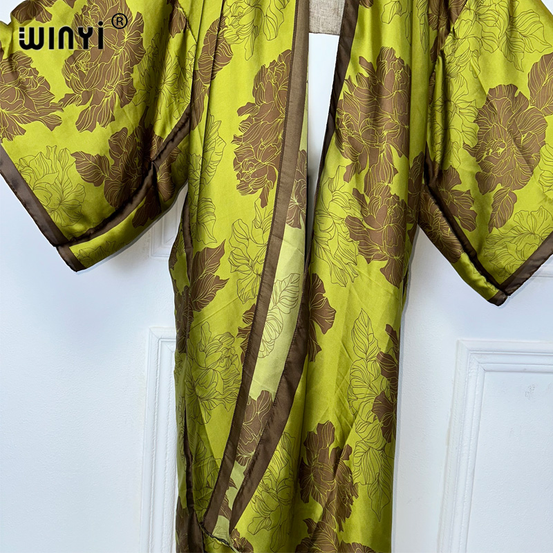 WINYI أفريقيا بوهو طباعة كيمون - مراجعة Young Women'S Formal Wear وسعره